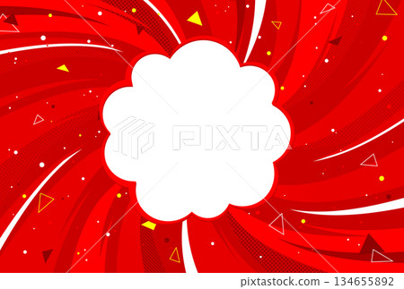 Attention Concentration Bright and pop background material Red Wine red Copy space Speech bubble Background Attention Concentration Bright and pop background material Red Wine red Copy space Speech bubble Background 134655892