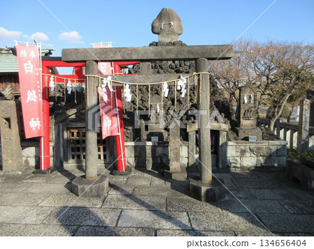 東京荒川區的石濱神社!富士山祭祀場 東京荒川區的石濱神社!富士山祭祀場 134656404