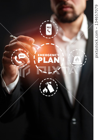 Creating an emergency plan for safety using a digital tool and graphics Creating an emergency plan for safety using a digital tool and graphics 134657079