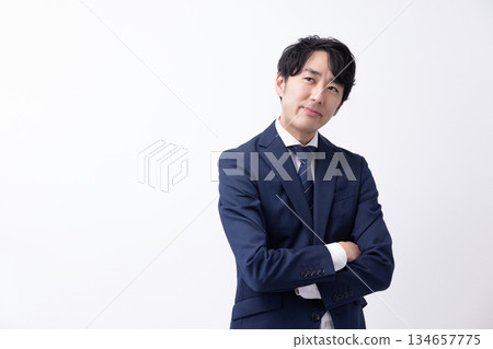 Portrait of a man in a business suit 134657775