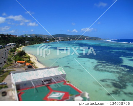 Guam Ocean Diorama Style Guam Ocean Diorama Style 134658766