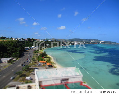 Guam diorama style Guam diorama style 134659549