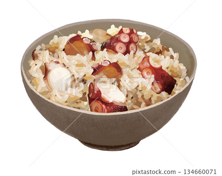 章魚飯(蓋飯) 章魚飯(蓋飯) 134660071