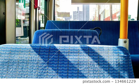 City bus seat 134661229