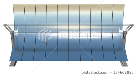 槽式太陽能熱發電 槽式太陽能熱發電 134661983