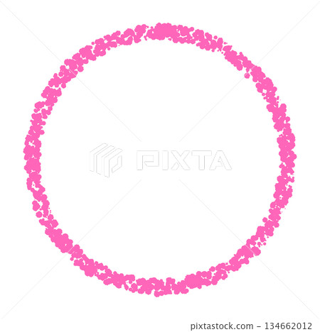 蠟筆手繪圓圈 134662012