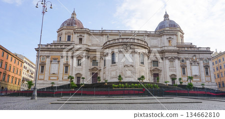 The Basilica of Saint Mary Major in Rome, Italy at Europe. 134662810