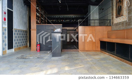 Inside the closed store Inside the closed store 134663359