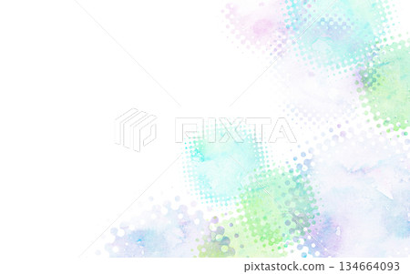 colorful watercolor polka dots colorful watercolor polka dots 134664093