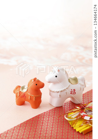 2026 Year of the Horse New Year's Card 134664174