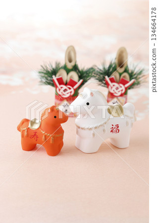 2026年馬年賀年卡 2026年馬年賀年卡 134664178