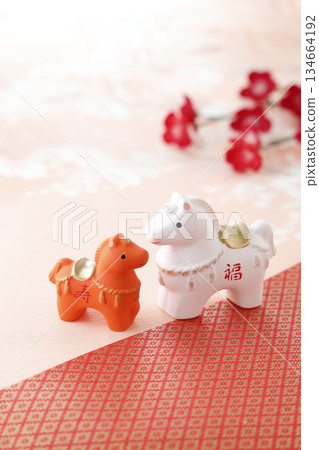 2026 Year of the Horse New Year's Card 134664192