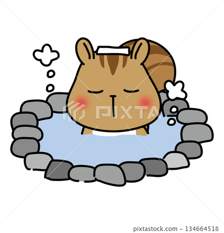 溫泉裡的松鼠 溫泉裡的松鼠 134664518