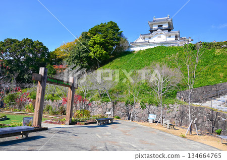 Kakegawa Castle, Castle Tower, Flower Square (Honmaru Square), Kakegawa City 134664765