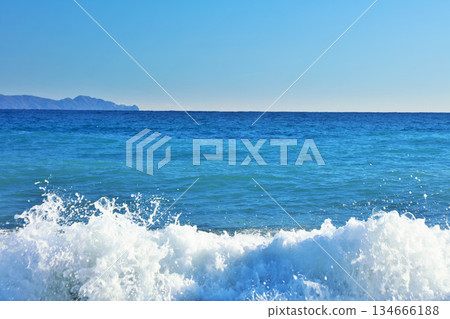 靜岡縣,碧空下的美保海灘 靜岡縣,碧空下的美保海灘 134666188