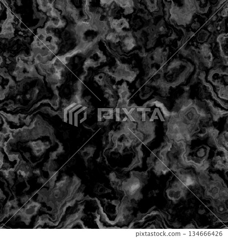 Marble watercolor texture. Natural pattern of polished quartz mineral for interior 134666426