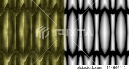 Vertical glass striped wall background. Grunge filter. Glass background via an alpha channel. 134666441