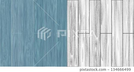 Texture of wooden tiles. Grunge filter. Wooden background via an alpha channel. 134666499