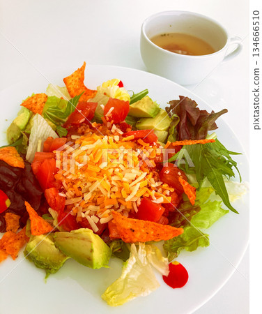Taco rice and soup cafe lunch Taco rice and soup cafe lunch 134666510