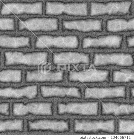 Brick background. Grunge filter. Monochrome particles abstract for wallpaper or background copy mask for photo editor. Brick background. Grunge filter. Monochrome particles abstract for wallpaper or background copy mask for photo editor. 134666711