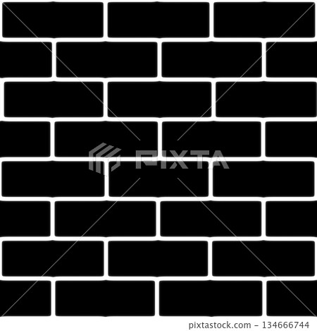 Brick background. Grunge filter. Monochrome particles abstract for wallpaper or background copy mask for photo editor. Brick background. Grunge filter. Monochrome particles abstract for wallpaper or background copy mask for photo editor. 134666744