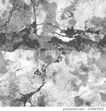 Abstract stone or concrete wall pattern allover watercolor texture. 134667079