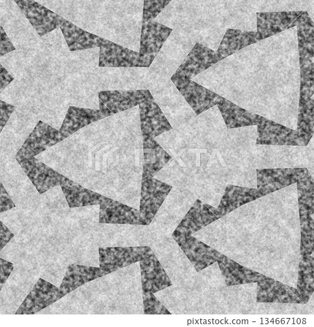 Abstract sandstone wall pattern with geometric carvings 134667108