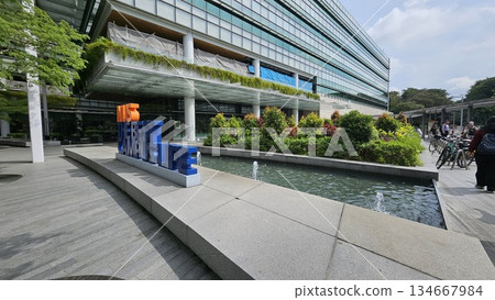 this is icon of NUS University Town. 134667984