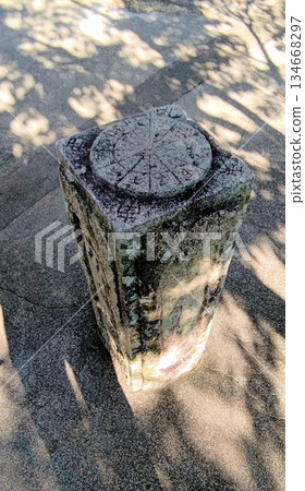 Compass stone at Gifu Castle [Gifu Prefecture] 134668297
