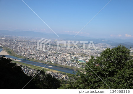 View from Mount Kinka [Gifu Prefecture, Gifu Castle] 134668316