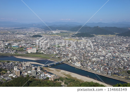 金華山景色 [岐阜縣岐阜城] 134668349