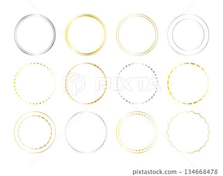Various round decoration set 10 134668478