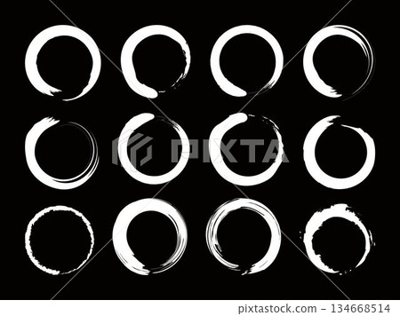Various round decoration set 3 134668514