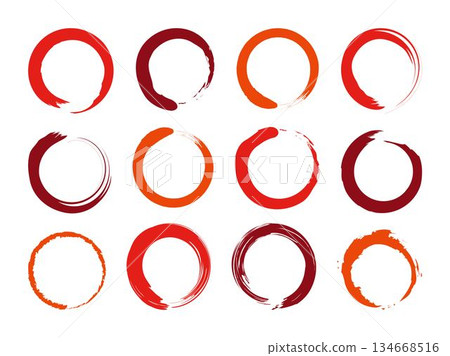 Various round decoration set 4 134668516