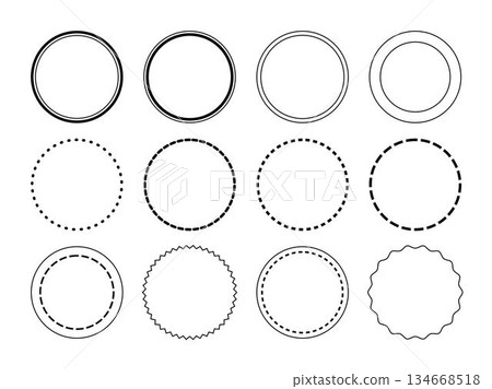 Various round decoration set 5 134668518