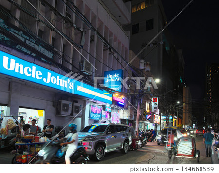 The dynamic Philippines - Bustling nighttime Manila (Malate-Ermita) Cityscape (May 2025) 134668539