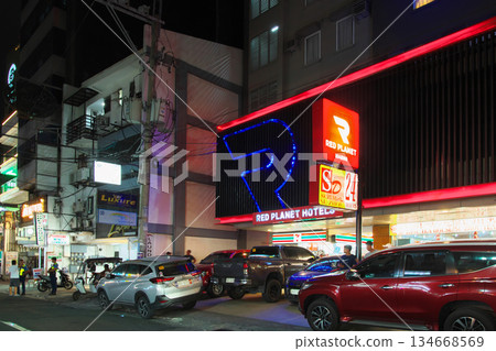 The dynamic Philippines - Bustling nighttime Manila (Malate-Ermita) Cityscape (May 2025) 134668569