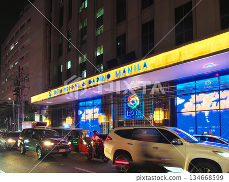 The dynamic Philippines - Bustling nighttime Manila (Malate-Ermita) Cityscape (May 2025) 134668599