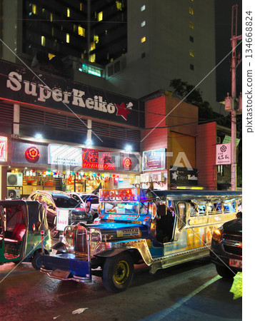 The dynamic Philippines - Bustling nighttime Manila (Malate-Ermita) Cityscape (May 2025) 134668824