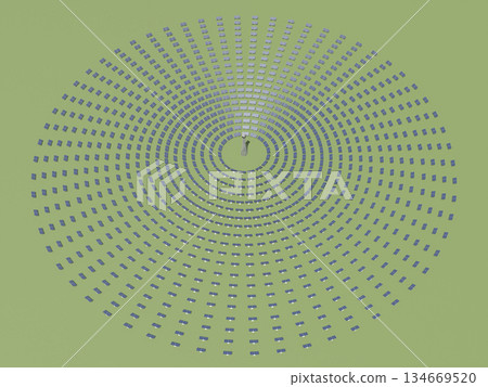 Tower-type solar thermal power generation Tower-type solar thermal power generation 134669520