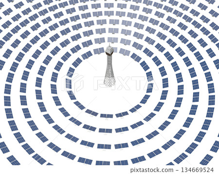 Tower-type solar thermal power generation 134669524