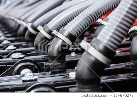 Flexible plastic pipe 134670272