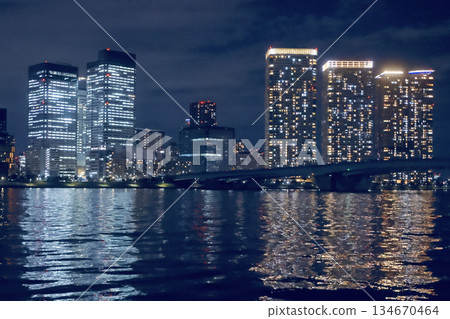 Tokyo night view: Harumi (Koto Ward, Tokyo) 134670464