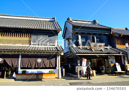 Kawagoe City, Saitama Prefecture: Warehouse-style streets Kawagoe City, Saitama Prefecture: Warehouse-style streets 134670583