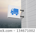 Business transportation service concept, 3D rendering 134671002