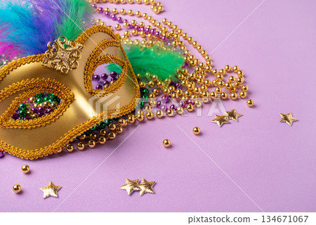 Mardi Gras and fat Tuesday background. 134671067