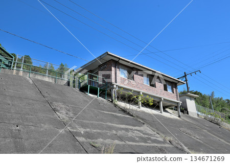 熊本縣，田原坂站，月台和列車景觀 134671269