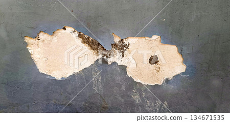 Peeling Paint on Old Concrete Wall Texture Peeling Paint on Old Concrete Wall Texture 134671535