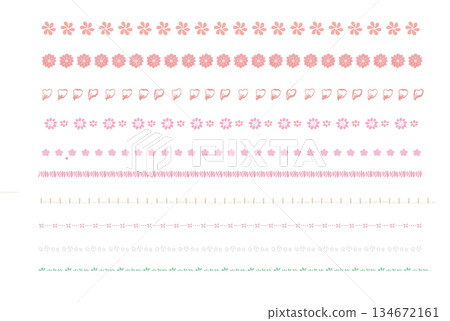 Spring line and border collection Spring line and border collection 134672161