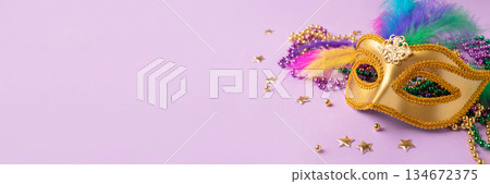 Mardi Gras and fat Tuesday background. 134672375